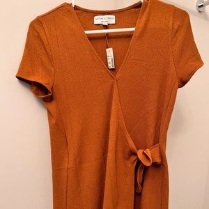 Madewell XS mid-length wrap dress